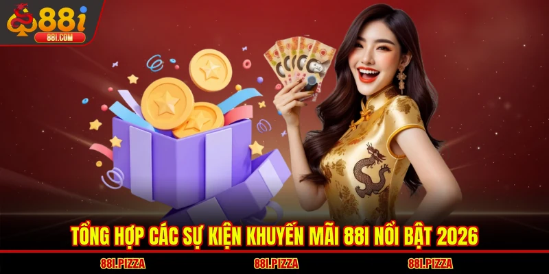 Tổng hợp các sự kiện khuyến mãi 88I nổi bật 2026
